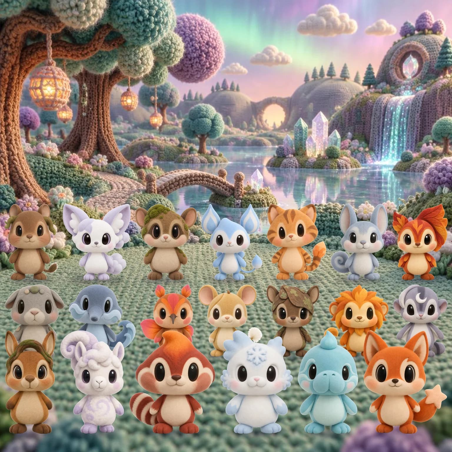 Foto grupal de Amigos Mágicos · Personajes