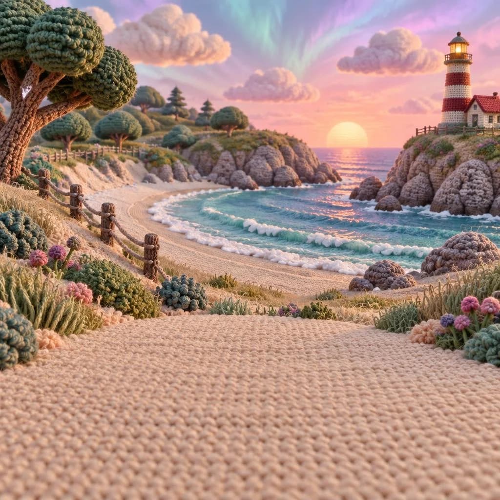 Cala Redonda, tejido a crochet