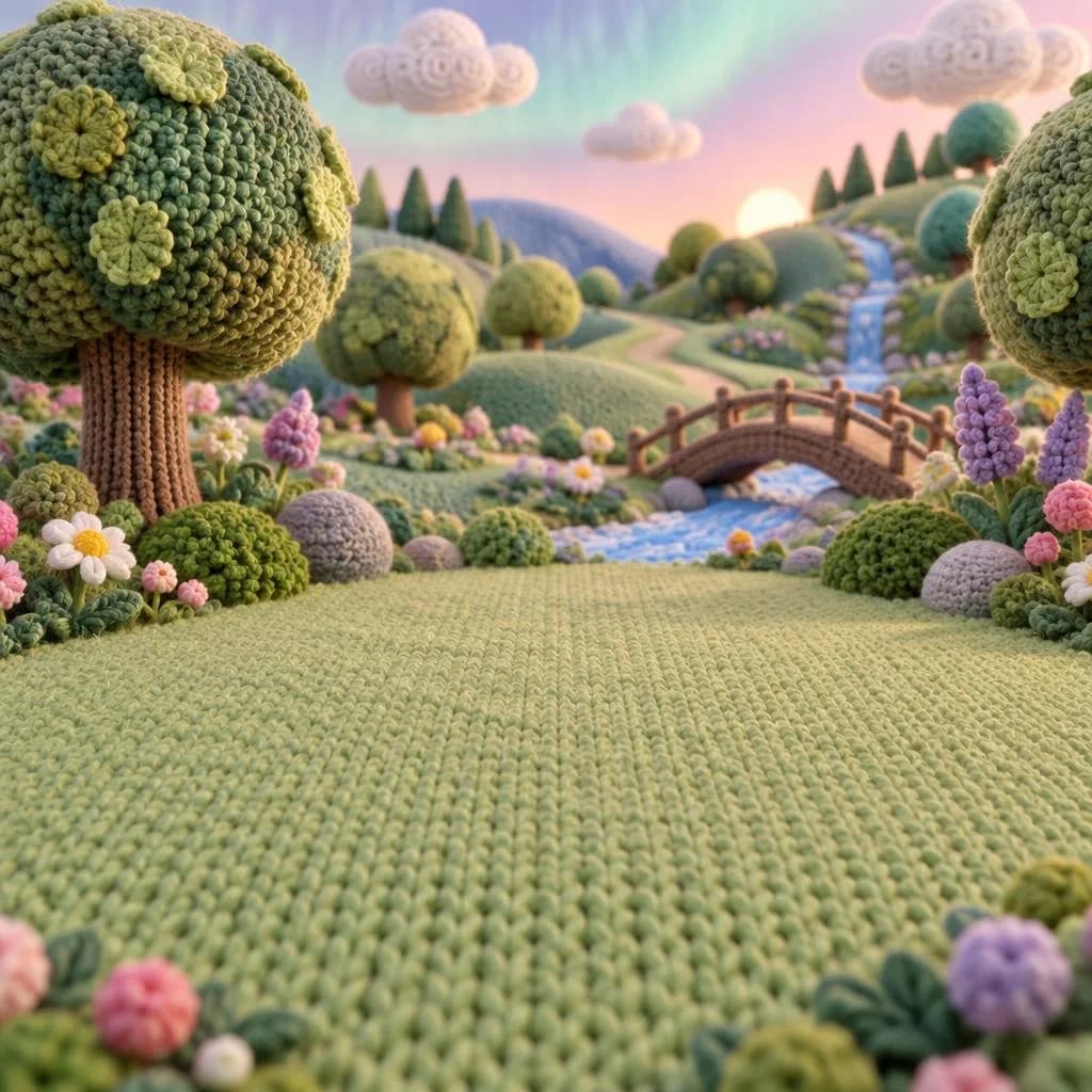 Claro de Avellanos, tejido a crochet