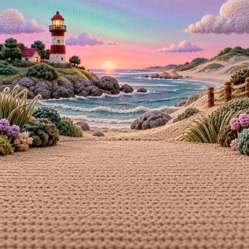 Estuario de Sal, tejido a crochet