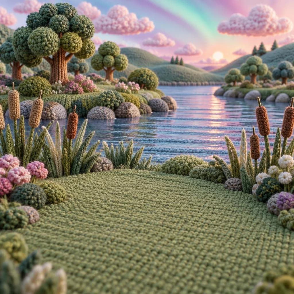 Isla de los Juncos, tejido a crochet