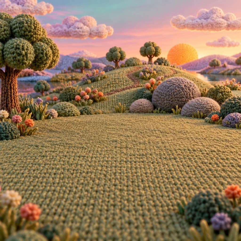 Mirador del Sol Bajo, tejido a crochet
