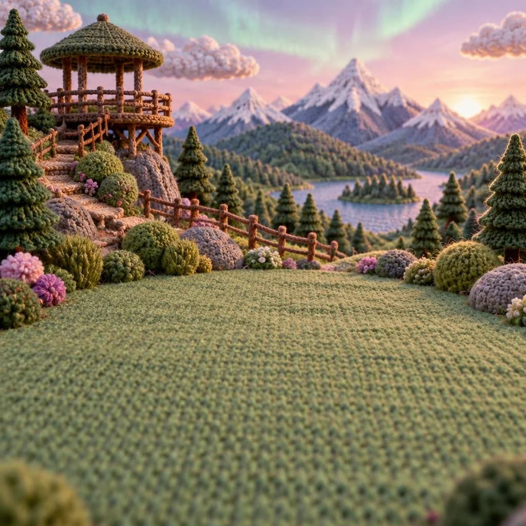 Mirador del Viento, tejido a crochet