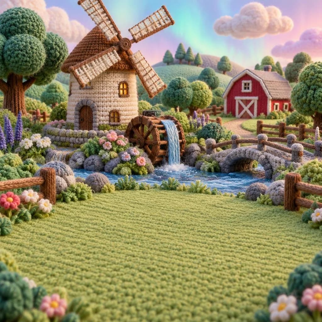Molino Manso, tejido a crochet