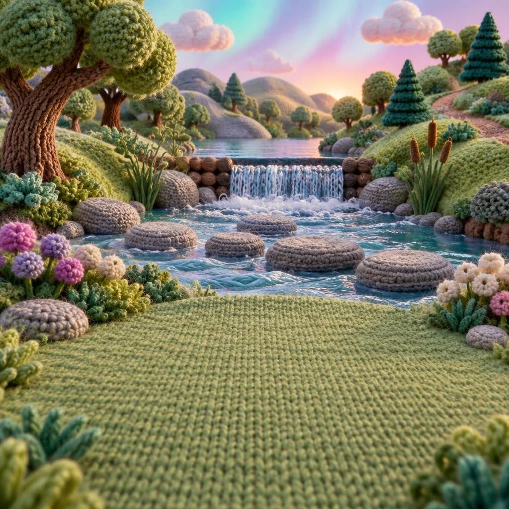 Paso de los Castores, tejido a crochet