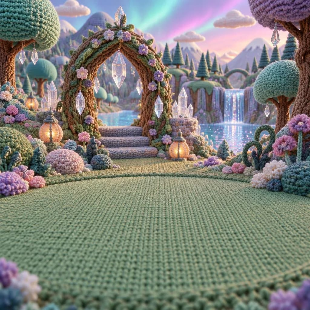 Portal de Raíces, tejido a crochet
