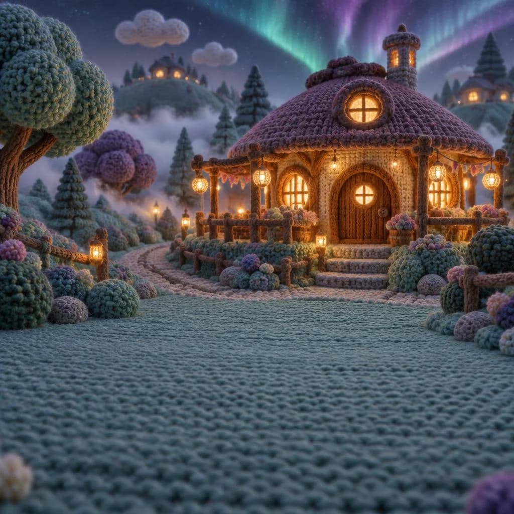 Posada de la Niebla, tejido a crochet