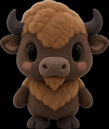 Caramelo, Bisonte americano