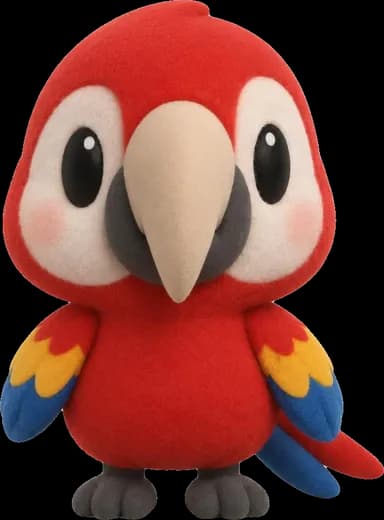 Rubí, Guacamayo escarlata