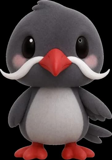 Bigotes, Gaviotín monja